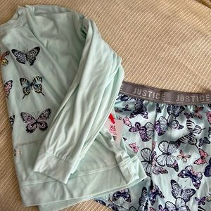 Justice pajama outfit
